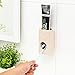 Produktbild Kitrack Automatische Zahnpastaspender Weizenstroh Set Wandhalterung Ständer 1 Stücke