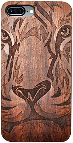 SunSmart iPhone 7 Plus wooden case skin cover for iPhone 7 Plus 5.5 inch - real natural wooden piece on PC -08
