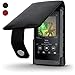 Price comparison product image iGadgitz Black Leather Flip Case Cover for Sony Walkman NW-A35 NW-A40 MP3 Player with Magnetic Closure + Screen Protector