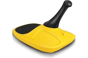 GANZTON Bob Schneebob Schlitten Rodelschlitten Kinderschlitten Kunststoffrodel Stabil für Kinder Jungen Mädchen Schneesport Winter Sports Fun Schlitten