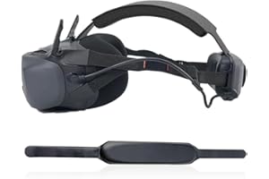 HESUPY Bandeau supérieur souple pour DJI Lunettes N3 Facile Porter Ceinture Confort PU Cuir et Mousse Souple Rembourré Tête Brace Ceinture Décompression Protection Chapeaux Accessoire