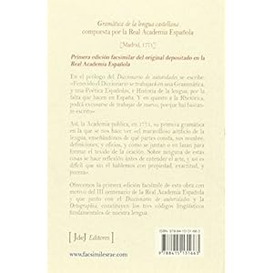 Gramática de la lengua castellana: Compuesta por la Real Academia Española