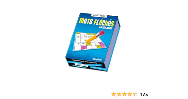 Amazon Fr Calendrier 365 Jours De Mots Fleches Annee A Bloc Collectif Livres
