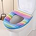 Produktbild Toilettensitzabdeckung,Toilet lid cover,Toilet Seat Cover,Toilet lid cover,WC Sitzbezug Soft Thicker Wärmer Stretchable Waschbare Toilette Matte Tuch Pads Super Warm,Universal fit