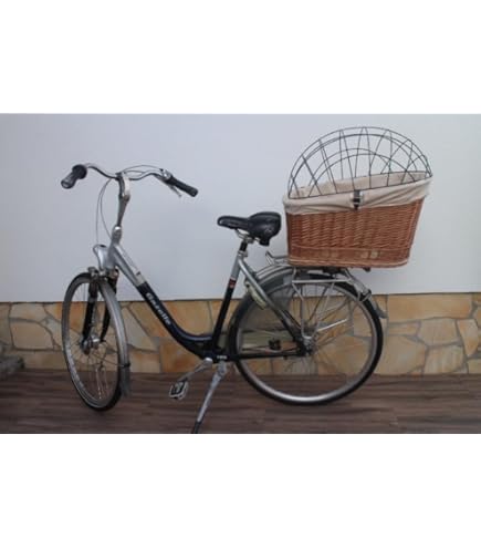Rieten hondenfietsmand Basil Pasja middel 45cm met snelsluiting 45 x 37 Rieten hondenfietsmand Basil Pasja middel 45cm met snelsluiting 45 x 37