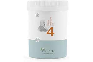 ‎BIOCHEMIE PFLÜGER PFLÜGER Schüßler Salze Nr. 4 Kalium chloratum D6 - 1000 Tabletten - Das Salz der Schleimhäute - glutenfrei