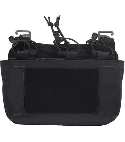 Ceinture Porte-plaques Tactique - 2 Pièces, Maille Respirante, élastique à Dégagement Rapide, Réglable, Nylon - Accessoire Pour Gilet Porteur - 10