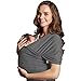 Produktbild Mopalwin Babytragetuch, Kindertragetuch Babybauchtrage baby Sling Tragetuch (3.5kg - 15kg, Grau)