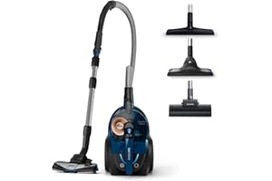 ‎PHILIPS Philips PowerPro Expert Beutelloser Staubsauger – Kompakt, 900-W-Motor, PowerCyclone 8 Technologie für starke Saugleistung, Multi-Oberflächen-Reinigung, Allergy Lock, Super Turbo Bürste (FC9745/09)