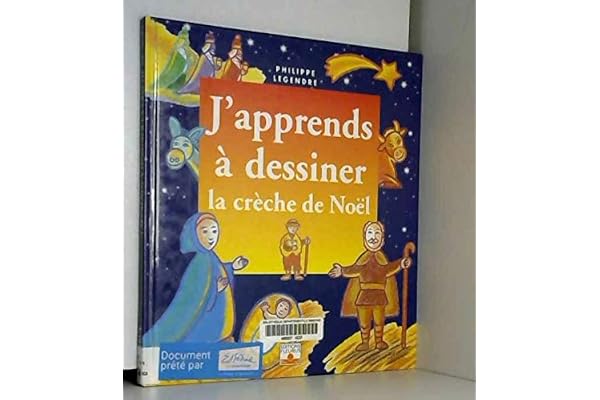 J'apprends à dessiner, tome 40 : La Crèche de Noël