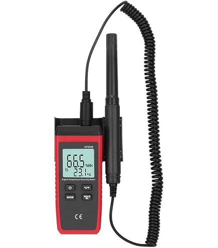Termometro E Igrometro Auto - Mini Quadrante Analogico In Metallo, Autoadesivo, Per Auto E Camper