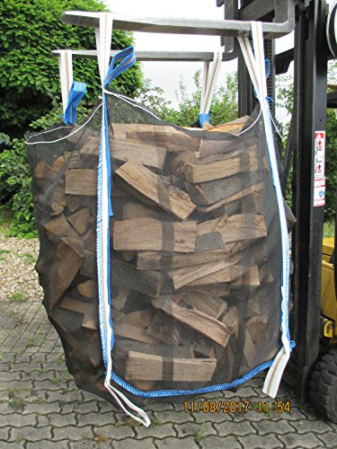 Preisvergleich Produktbild Ixkes Vollnetz HolzBag 120cm, Kaminholz / Brennholz / Woodbag