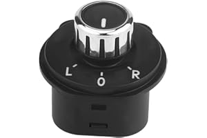 Aramox Interruptor de Espejo Eléctrico Exterior, 6RD959565B Interruptor de Control Remoto de Espejo Retrovisor Lateral de Alimentación para 6R 2011-2016