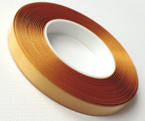 SATINBAND 25m x 10mm GOLD Schleifenband Geschenkband DEKOBAND