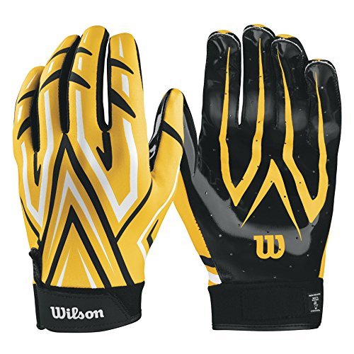 yellow receiver gloves