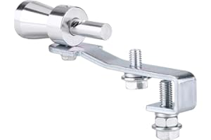 HEADERBS Universal Aluminium Turbo Sound Auspuff Pfeife Auto Turbo Sound Auspuff Pfeife Schalldämpfer Auto Abblaseventil Simulator(#6)