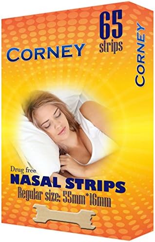 CORNEY Nasal Strips Stop Snoring Breath Easier Anti Snoring Solution REGULAR x65