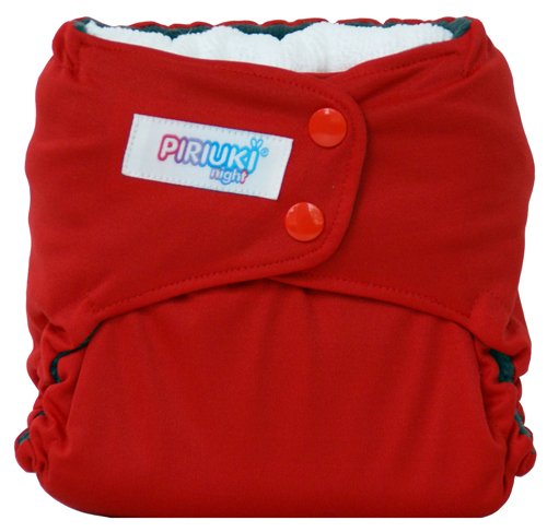 Piriuki Night V3 Reusable Pocket Diaper (Red)