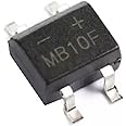 MB10F Bridge Rectifier SMD 0.8A 4 PIN For Electronic Circuit, LED Bulb Repair, Science DIY experiments Pack of (100)