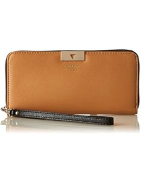Guess Damen Ray Geldbörse, Mehrfarbig (Caramel Multi), 2x10x20 cm