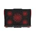 Produktbild PLYY Gaming Notebook Notebook Cooling Laptop Kühler Rapid Cooling Ultra-Leise mit 5 Fans Ergonomische effiziente Kühlung Gaming Mate Braid Technology