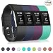 Produktbild Gogoings Für Fitbit Charge2 Armband Originalband TPU Weiches Silikon Verstellbares Ersatzarmband Sport Wristband Fitnessband Uhrenarmband für Fitbit Charge 2 Armband Groß