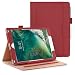 Produktbild Neue iPad 9.7'' Hülle (2017/2018), iPad Air 1 Hülle, iPad Air 2 Hülle, Anjoo Smart Ledertasche Cover Schutzhülle Trifold Stand mit Auto aufwachen / Schlaf Funktion, Apple Stifthalter, Dokumententasche für Apple Neues iPad 9.7 2017/2018, iPad Air 1 (A1474 / A1475 / A1476), iPad Air 2, Rot