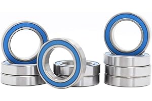 FUSHIBEARING 15 x 24 x 5 mm 6802RS rodamientos ABEC-3 6802-2RS azul sellado paquete de 10 unidades