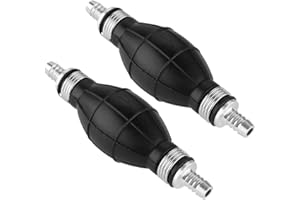 10mm Poire Amorcage Carburant, 2 Pièces Pompe Manuelle Carburant, EBKCQ Pompe Siphon Carburant Essence Diesel Pump, Pompe Transfert Carburant Liquide pour Auto Automobile Bateau Jardin Pompe