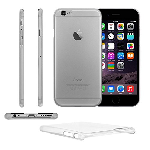 Donkeyphone Cristal Clear - Carcasa dura para Apple iPhone 6 6S Plus  transparente