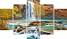 Go Hooked Multiple Frames Designer Printed Wall Décor - 5 Frames / Wall Decor / Home Decor Print RS.834.00