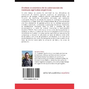 Análisis económico de la valorización de residuos agrícolas orgánicos: Aplicación a la evaluación de proyectos alternativos en la horticultura