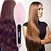 NiceTime Brush Hair Straightener, Instant Magic Silky Straight Hair Styling, Anion Hair Care, Anti Scald, Zero Damage, Massage Straightening Irons, Detangling Hair Brush (Pink)
