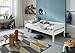 Produktbild Einzelbett MICHELLE 90x200 cm Buche massiv weiß lackiert
