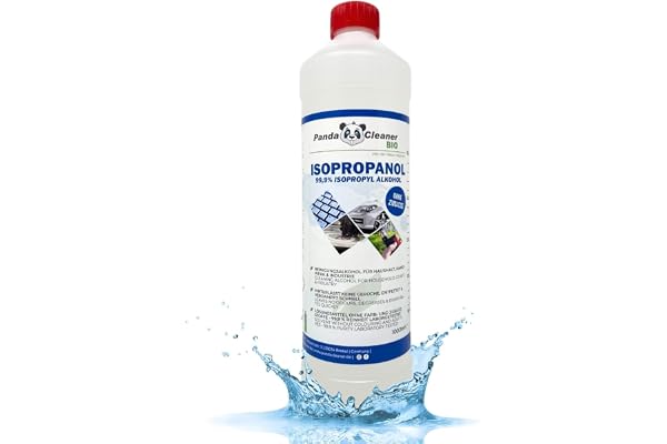 PANDACLEANER® Isopropanol/alcool ménager 1000 ml – Liquide nettoyant pour maison, artisanat et industrie – Avec dispositif de dosage
