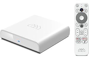 RUPA HOMATICS Android TV Box 11.0, 2025 Neueste 4K Smart TV Box Amlogic S905Y4 RAM 2GB ROM 16GB Unterstützt HDR10.0 WiFi5 Dolby, Chromecast, Hulu, Netflix, Prime Video, Disney+ mit Sprachfernbedienung