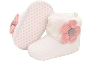 AISPRTS Stivaletti Neonata Neonato Caldo Invernali Scarpe Neonato Unisex Con Fodera in Felpa Scarpe Primi Passi Pantofole Neonato