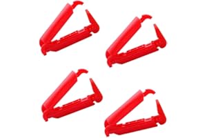 Crazy Bean 4PCS Seat Belt Clips Car Safety Seatbelt Adjuster Anti-slip Stopper for Car Seats fit Adult and Kids to Relax Shoulder Neck