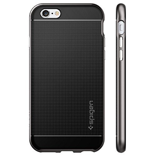 iPhone 6S Case, SpigenÂ® [Neo Hybrid] iPhone 6 Case with Flexible Inner Protection and Reinforced Hard Bumper Frame for iPhone 6S / iPhone 6 - Gunmetal