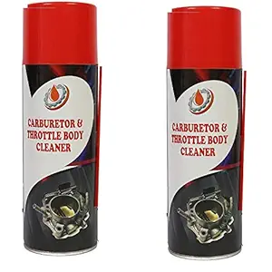 Super Nova Carburetor & Throttle Body Cleaner Air Intake and Carburetor Choke Fuel Oil Deposit Spray Cleaner -500 ML (Pack of 2)