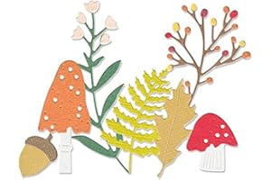 Set di fustelle Sizzix Thinlits 11PK Winter Nature di Olivia Rose, 665489