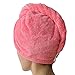 SwirlColor Sweet Type Dry Hair Cap Superfine Fiber Soft Towel Bath Head Wrap Turban - Peachblow