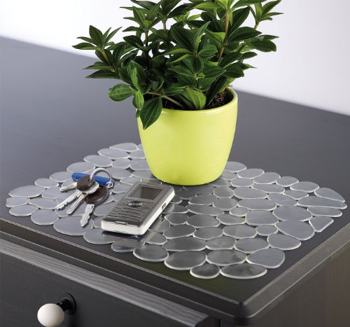 WENKO 2003010100 Spülbeckeneinlage Stone Transparent, Kunststoff, Transparent - 3