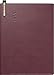 Produktbild rido/idé 701618329 Taschenkalender partner/Industrie I, 2 Seiten = 1 Woche, 72 x 112 mm, Kunststoff-Einband Skivertex bordeaux, Kalendarium 2018 mit Kugelschreiber