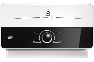 Ariston Aures Multi Chauffe-eau Instantané Électrique sans Réservoir 5kW - Température AutoModulante, Multipoint, 220V 32A pour Cuisine, Salle de Bain, WC, Buanderie