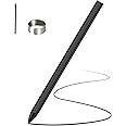 Kyayili Magnetic EMR Stylus with Eraser Compatible with Remarkable 2/1, Samsung 23 Ultra/Galaxy Tab/Boox/Kindle etc, 4096 Pressure, Palm Rejection, Natural Tilt, No Charging, 1 Spare Nibs & Clip