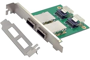 CHENYANG jser Dual puertos Mini SAS SFF-8088 A SAS 36pin SFF-8087 PCBA hembra adaptador con PCI Bracket