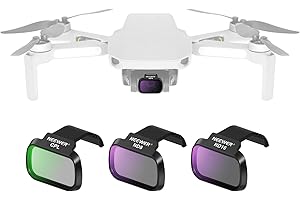 NEEWER Set di Filtro ND Compatibile con DJI Mini 4K/2 SE/SE/2/Mavic Mini (3 Pezzi), CPL/ND8/ND16, Filtri a Densità Neutra in Vetro Ottico HD Multistrato, Accessori per Fotocamera Drone, FL-C41