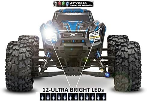 Genuine JPV2015 Product - Traxxas X-MAXX / E-REVO LED Light Kit - 16 LEDs - Premium Quality - Handmade in USA exclusively by JPV2015