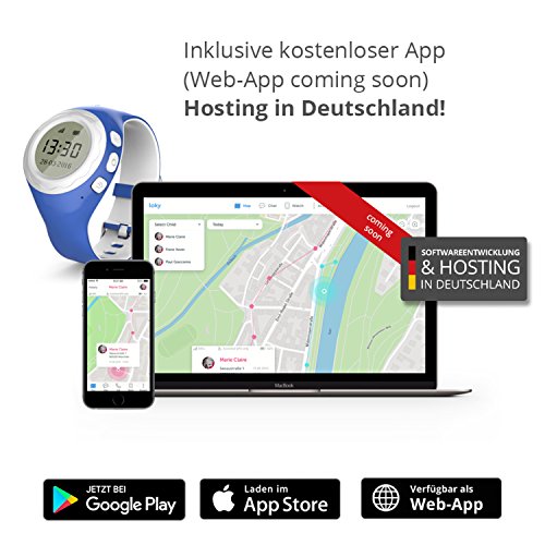 Pingonaut Kidswatch – Kinder GPS Telefon-Uhr, SOS Smartwatch mit Ortung, Tracker & Phone – Tracking App, Deutsche Software - 3